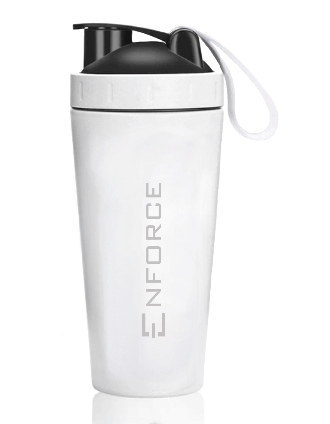 Protein Shaker White Mens Black Protein Shaker
