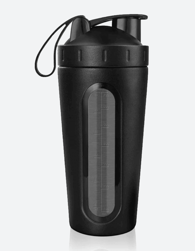 Black Protein Shaker