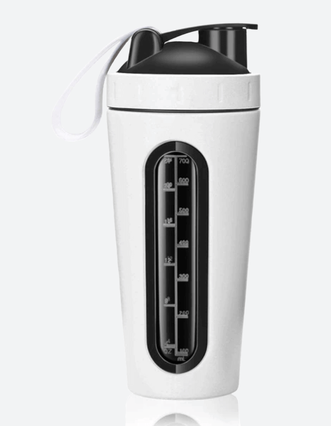 White Protein Shaker