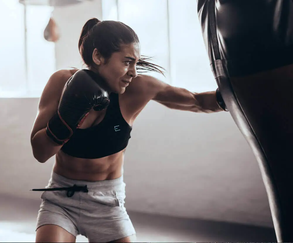 Woman Boxing