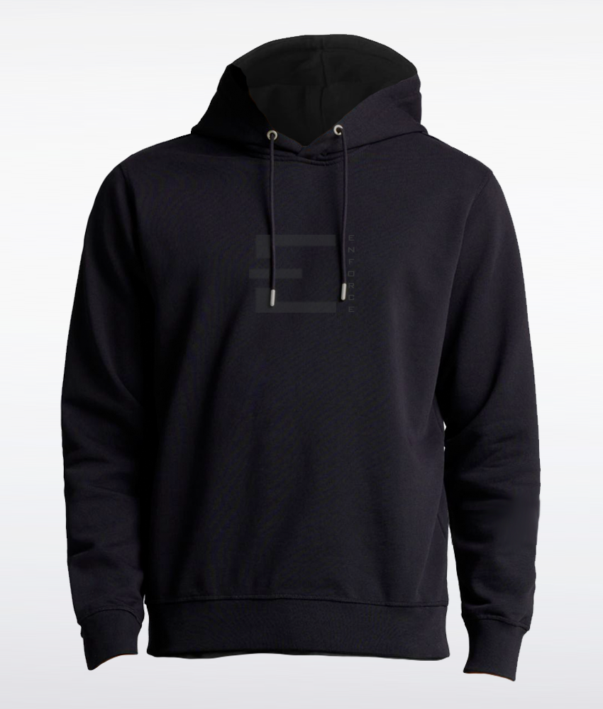 Men's Black & Dark Gray Hoodie
