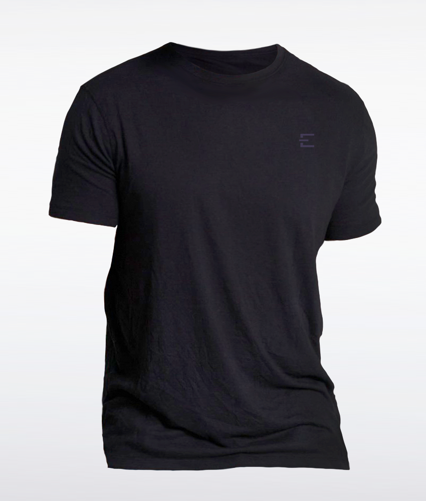 Mens Subtle Tee Black Purple