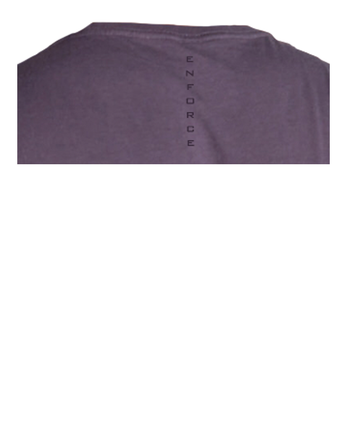 Mens Subtle Tee Purple Back Close Up Mens Subtle Tee Purple Back Close Up
