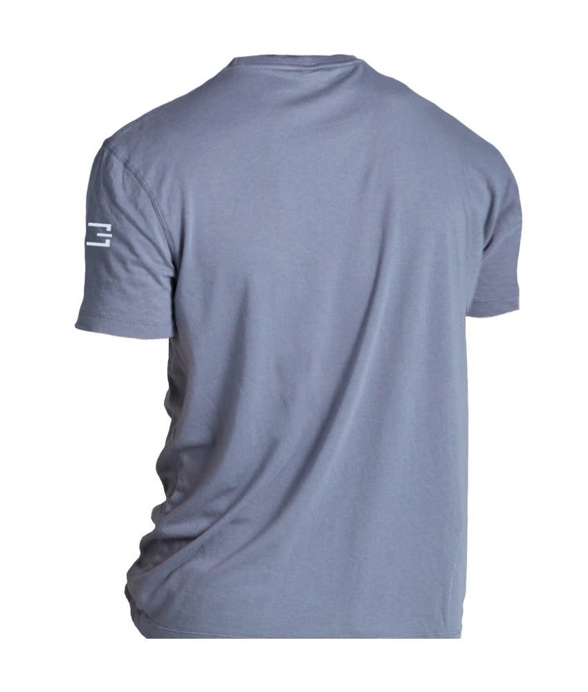 Mens Vertical Tee Stone // Ice Back Mens Vertical Tee Stone // Ice Back